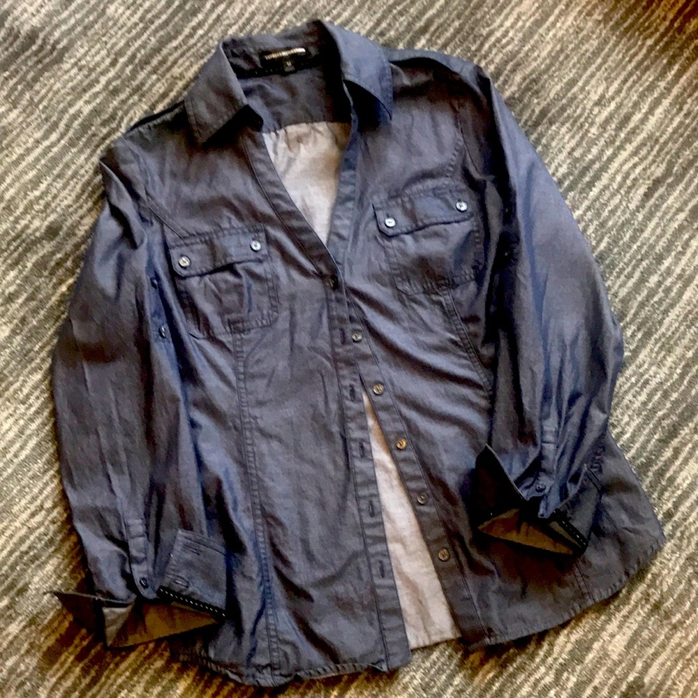 🖤🤍🖤Express design studio slim fit button down size M